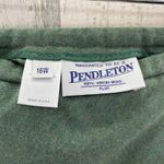 Pendleton Vintage  Blazer Skirt Set Womens‎ Plus 16W Green Wool Lined Midi Length Photo 9