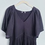 Baltic Born  Lovell Black Smocked Midi Dress Photo 3