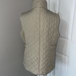 Weatherproof  Women Beige Quilted Sleeveless Vest Size Large Photo 1