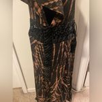 H&M  Black‎ and Tan Tie Dye Sheer Kimono Duster Photo 3
