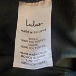 Lulus NWT Let Me Entertain You Hunter Green Tie Front Wide Leg Jumpsuit Medium Photo 4