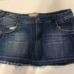 vintage denim mini skirt from vanilla star size 13 Size L Photo 0