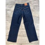 Levi's Levi Strauss Denim Jeans Ribcage Straight Ankle‎ size 27 Button Fly Distressed Photo 2