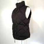J.Crew  Excursion Quilted Down Vest Black High Collar Heritage 49194 Photo 1