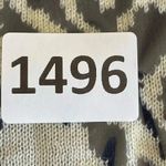 Reversible Shawl Women's Ruana Wrap Bohemian Navy and Cream One Size # 1496 Blue Photo 7