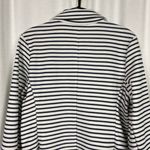 Banana Republic Navy Blue&White Pique Knit Striped Blazer Sz.L Photo 11