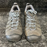 Keen Women’s Hiking Shoes Size 8 Gray Blue Low Top Trail Camping Trekking Vibram Photo 0
