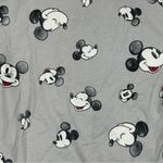 Disney Pottery Barn Teen Flannel Mickey Mouse Gray Pajama Shirt & Pant Set Large Photo 1