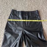 Tinseltown NWT Faux Leather Pants Size 9 High Waist Wide Leg Black D2 Photo 8