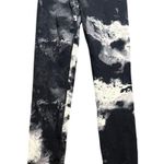 Alo‎ Airbrush Legging Black White Tie Dye Blotted Pant XS yoga pants athletic Photo 0