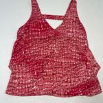 White House | Black Market  Pink & White Layered Top-Size Small Photo 6