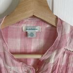 Sundance  Cotton gauze gingham button down shirt Photo 5