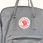 Fjällräven 13" Kanken Laptop Super Grey Nylon Backpack Bag School Travel Gray Photo 1