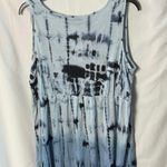 Live and let live NWT  Blue Tye Dye Ruffle Tank 1X Photo 1