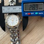 Seiko  Vintage Ladies Watch Two-Tone Bracelet White Dial Gold-Tone Hands Markers Photo 11