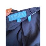 Draper James  Navy Blue RSVP Eyelet Ruffle Skirt Size 8 Photo 1