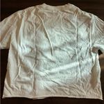 Brandy Melville John Galt Top T-Shirt Cropped White Los Angeles Short Sleeve  Photo 2