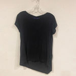 Desigual  Beaded Heart Asymmetrical Tee Size Small EUC Photo 4