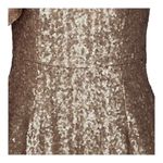 Dress the Population Anthro Dress The Population Savannah Sequin One Shoulder Rose Gold Dress XS NWT Photo 6