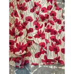 Charter Club  Sleeveless Floral Blouse‎ w/ Tie White Pink Size 6 Photo 2