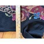 Coldwater Creek Vintage  Cardigan Sweater Full Zip Sz L Embroidered Boho Artsy Photo 6