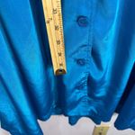 Leslie Fay  Dress‎ Womens 12 Blue Button Down Vintage 80s Secretary Retro Office Photo 5