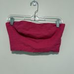 Just Bee Queen Fuchsia Pink‎ Linen Set Tulum Skirt and Emma Bustier Crop Top Pink Photo 5