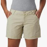 Columbia PFG Women’s Size M Tan 6” Nylon Shorts Lightweight Hiking Outdoor Fish Photo 0