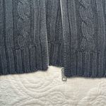 Uniqlo Bulky Knit Y2K Cable Knit Full Zip Sweater. Navy. Small. Photo 5