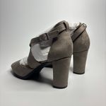 Life Stride  Allison Block Heeled Sandals in Grey Microsuede Photo 2