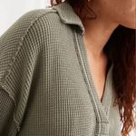 Aerie  LumberJane Waffle Polo Sweatshirt - size XXS Photo 2