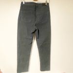 American Eagle  Size 4 Green Corduroy Mom Straight Leg Pants Photo 3