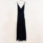 ASTR  Holland Ruffle Maxi Dress Party Special Event Wedding Formal Black Size XS Photo 3