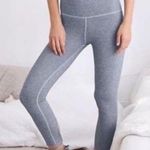 Aerie  Chill Play Move Heather Gray 3/4 Crop Ankle Wrap Leggings Photo 0
