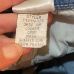 Womens MOTHER The Looker Crop Skinny Jeans in Graffiti Girl Blue Size 25 Photo 8