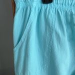 basic editions  size large aqua blue Capri pants Photo 5