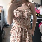 Floral Romper Tan Photo 0