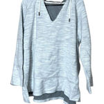 Soft Surroundings ‎ My Weekend Hoodie Light Gray Long Sleeve Size 2X Photo 0