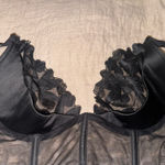Victoria's Secret  Black Floral Corset Bra  Photo 1