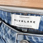 SLVRLAKE Sara Low Rise Slim Bootcut Raw Hem Jeans in Atwater Size 27 Blue Photo 8