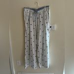 Aerie  pull on pj lounge wide leg trouser cotton stripe bow pants XL tall Photo 1