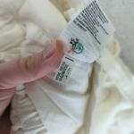 American Eagle White Mini Skirt Paper Bag Waist Belt 100% Cotton Women's Medium Photo 4