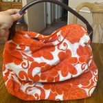 Saks 5th Avenue Saks Fifth Avenue Orange Floral Print Beach Bag | Photo 0