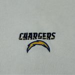 NFL Vintage  For Her Los Angeles LA Chargers White Full Zip Sweater Women’s XL. Photo 1