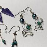 Lot Of 5 Women's Pierced Costume Earrings Dangle Beaded Photo 5