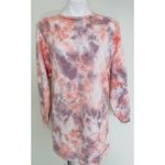 Lulus Hang Loose Multi Tie Dyed Mini Sweatshirt Dress Photo 5