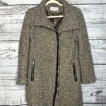 Calvin Klein  Wool Longline Tweed Full Zip Coat Large Photo 0