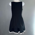 Hot Topic  Gothic Black & White Mushroom Mini V-Neck Dress Womens Medium Photo 5