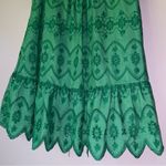 Emery Rose Size L Green Eyelet Mini Dress Boho Cottagecore Fairy Preppy Size L Photo 3
