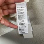 Good American Womens Textured Cloud White Crop Square Neck Top Small Photo 7